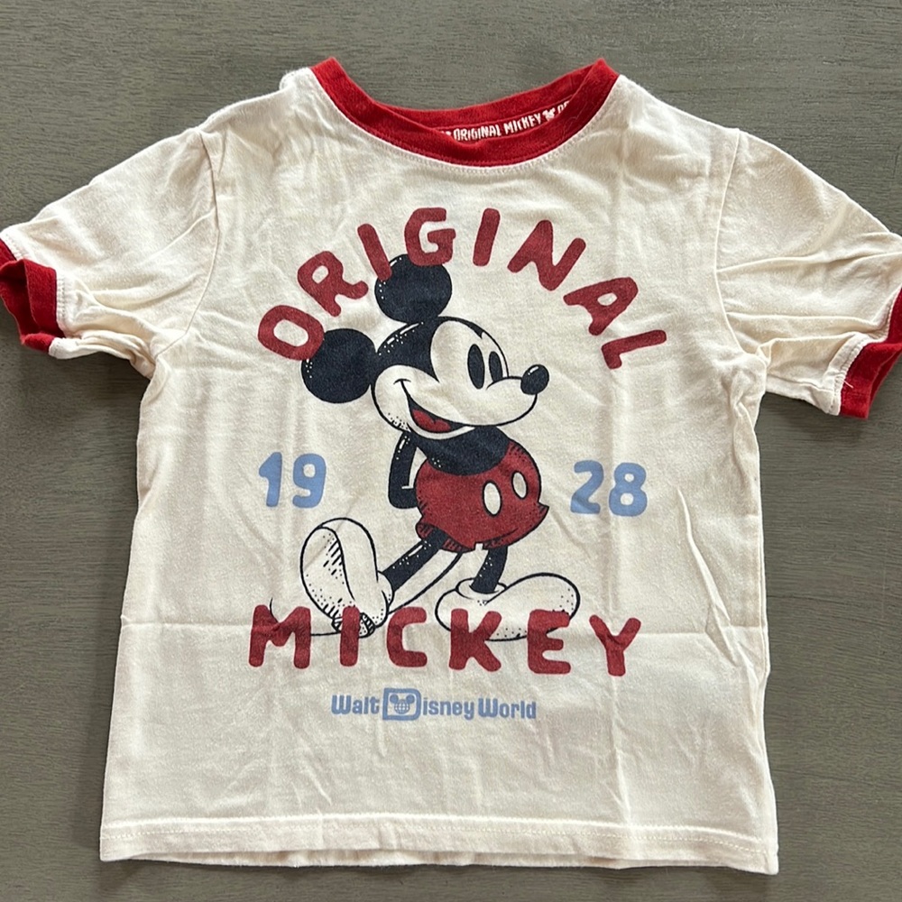 Vintage Style Original Mickey Classic Tee Short Kids XS